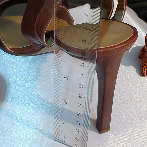 Womens Nine West Brown Size 10 Heels - Picture 8 of 9